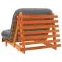 Futón sofá cama con colchón madera maciza marrón 100x206x11 cm de , Futones - Ref: Foro24-846768, Precio: 243,23 €, Descuento: %