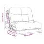 Futón sofá cama con colchón madera maciza marrón 100x206x11 cm de , Futones - Ref: Foro24-846768, Precio: 243,23 €, Descuento: %