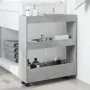 Carro de almacenaje estrecho 3 niveles madera gris hormigón by , Kitchen and dining carts - Ref: Foro24-855244, Price: 46,52 ...