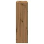 Librería divisor 3 niveles madera roble artisan 99x29x99 cm de , Librerías y estanterías - Ref: Foro24-857966, Precio: 78,87 ...