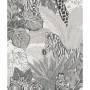 Noordwand Papel de pared Good Vibes Jungle Animals gris y negro de , Papel pintado - Ref: Foro24-440443, Precio: 29,03 €, Des...