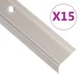 Perfiles de peldaños forma de L 30 uds aluminio champán 67 cm de , Escaleras - Ref: Foro24-146796, Precio: 63,75 €, Descuento: %