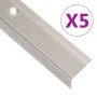 Perfiles de peldaños forma de L 10 uds aluminio champán 67 cm von , Treppe - Ref: Foro24-146794, Preis: 27,25 €, Rabatt: %