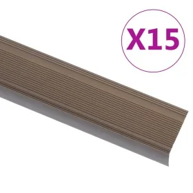 Perfiles de peldaños forma de L 15 uds aluminio marrón 67 cm von , Treppe - Ref: Foro24-146789, Preis: 62,16 €, Rabatt: %