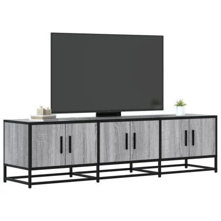 Mueble TV madera ingeniería y metal gris Sonoma 150x35x41 cm de , Muebles TV - Ref: Foro24-848862, Precio: 102,15 €, Descuent...