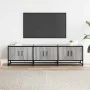 Mueble TV madera ingeniería y metal gris Sonoma 150x35x41 cm de , Muebles TV - Ref: Foro24-848862, Precio: 102,15 €, Descuent...