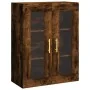 Aparador alto madera contrachapada roble ahumado 69,5x34x180 cm by , Sideboards - Ref: Foro24-3198270, Price: 165,96 €, Disco...