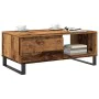 Mesa de centro madera de ingeniería envejecida 90x50x36,5 cm de , Mesas de centro - Ref: Foro24-857338, Precio: 83,60 €, Desc...