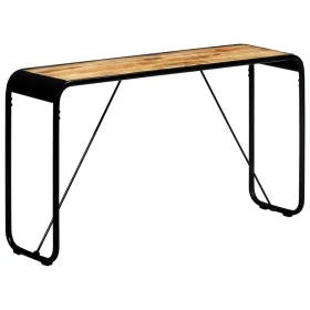 Mesa consola de madera maciza de mango sin tratar 140x35x76 cm de , Mesas auxiliares - Ref: Foro24-247869, Precio: 148,54 €, ...