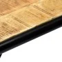 Mesa consola de madera maciza de mango sin tratar 140x35x76 cm de , Mesas auxiliares - Ref: Foro24-247869, Precio: 148,54 €, ...