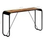 Mesa consola de madera maciza de mango sin tratar 140x35x76 cm de , Mesas auxiliares - Ref: Foro24-247869, Precio: 148,54 €, ...