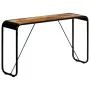 Mesa consola de madera maciza de mango sin tratar 140x35x76 cm de , Mesas auxiliares - Ref: Foro24-247869, Precio: 148,54 €, ...