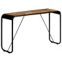 Mesa consola de madera maciza de mango sin tratar 140x35x76 cm de , Mesas auxiliares - Ref: Foro24-247869, Precio: 148,54 €, ...