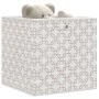 Cajas almacenaje plegables 10 uds no tejida crema 32x32x32 cm de , Cestas para almacenaje - Ref: Foro24-4018982, Precio: 42,8...
