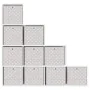 Cajas almacenaje plegables 10 uds no tejida crema 32x32x32 cm de , Cestas para almacenaje - Ref: Foro24-4018982, Precio: 42,8...