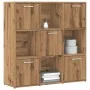 Estantería de madera de ingeniería roble artisan 90x28x90 cm de , Librerías y estanterías - Ref: Foro24-856059, Precio: 105,1...