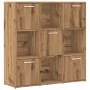 Estantería de madera de ingeniería roble artisan 90x28x90 cm de , Librerías y estanterías - Ref: Foro24-856059, Precio: 105,1...