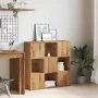 Estantería de madera de ingeniería roble artisan 90x28x90 cm de , Librerías y estanterías - Ref: Foro24-856059, Precio: 105,1...