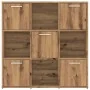 Estantería de madera de ingeniería roble artisan 90x28x90 cm de , Librerías y estanterías - Ref: Foro24-856059, Precio: 105,1...