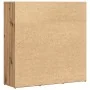 Estantería de madera de ingeniería roble artisan 90x28x90 cm de , Librerías y estanterías - Ref: Foro24-856059, Precio: 105,1...