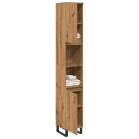 Armario de baño madera contrachapada roble artisan 30x30x190 cm by , bathroom vanities - Ref: Foro24-857203, Price: 101,77 €,...