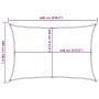 Toldo de vela rectangular HDPE naranja 160 g/m² 5x6 m de , Sombrillas - Ref: Foro24-311686, Precio: 60,31 €, Descuento: %