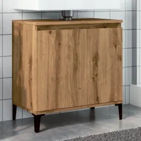 Mueble de lavabo madera de ingeniería roble artisan 58x33x60 cm by , bathroom vanities - Ref: Foro24-857118, Price: 59,13 €, ...