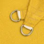 Toldo de vela cuadrado HDPE amarillo 160 g/m² 6x6 m de , Sombrillas - Ref: Foro24-311554, Precio: 67,99 €, Descuento: %