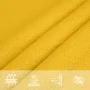 Toldo de vela cuadrado HDPE amarillo 160 g/m² 6x6 m de , Sombrillas - Ref: Foro24-311554, Precio: 67,99 €, Descuento: %