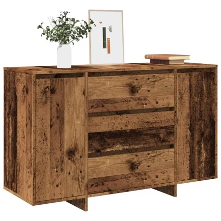 Aparador madera de ingeniería madera envejecida 120x41x75 cm de , Aparadores - Ref: Foro24-856794, Precio: 166,01 €, Descuent...