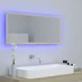 Espejo de baño LED acrílico color roble Sonoma 100x8,5x37 cm de vidaXL, Tocadores de baño - Ref: Foro24-804943, Precio: 54,23...