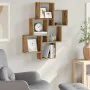 Estante cubo pared madera ingeniería roble artisan 78x15x93 cm de , Estantes y estanterías - Ref: Foro24-856595, Precio: 42,0...