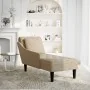 Tumbona almohada reposabrazo derecho cuero sintético gris claro de , Divanes - Ref: Foro24-4009857, Precio: 137,96 €, Descuen...
