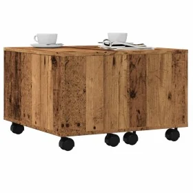 Mesa de centro madera de ingeniería envejecida 60x60x38 cm by , Coffee table - Ref: Foro24-856548, Price: 77,37 €, Discount: %