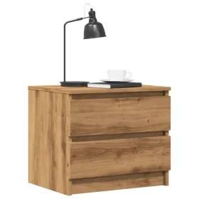 Mesita de noche madera de ingeniería roble artisan 50x40x43.5cm de , Mesitas de noche - Ref: Foro24-856520, Precio: 52,80 €, ...