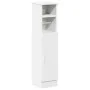 Mueble de baño con portarrollos blanco 20,5x22x90 cm de , Muebles de baño - Ref: Foro24-858497, Precio: 36,72 €, Descuento: %