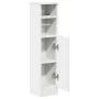 Mueble de baño con portarrollos blanco 20,5x22x90 cm de , Muebles de baño - Ref: Foro24-858497, Precio: 36,72 €, Descuento: %