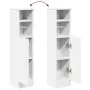 Mueble de baño con portarrollos blanco 20,5x22x90 cm de , Muebles de baño - Ref: Foro24-858497, Precio: 36,72 €, Descuento: %