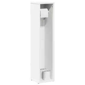 Mueble de baño con portarrollos blanco 20,5x20x90 cm von , Badezimmermöbel - Ref: Foro24-858506, Preis: 26,57 €, Rabatt: %