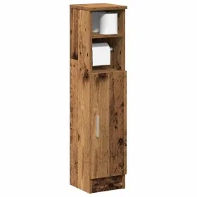 Mueble de baño con portarrollos madera envejecida 20,5x22x90 cm de , Muebles de baño - Ref: Foro24-858504, Precio: 35,31 €, D...