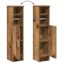 Mueble de baño con portarrollos madera envejecida 20,5x22x90 cm de , Muebles de baño - Ref: Foro24-858504, Precio: 35,31 €, D...