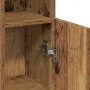Mueble de baño con portarrollos madera envejecida 20,5x22x90 cm de , Muebles de baño - Ref: Foro24-858504, Precio: 35,31 €, D...