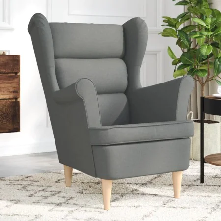 Sillón de tela gris oscuro 74x84x100 cm de , Sillones - Ref: Foro24-4016896, Precio: 230,02 €, Descuento: %