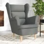 Sillón de tela gris oscuro 74x84x100 cm de , Sillones - Ref: Foro24-4016896, Precio: 230,02 €, Descuento: %