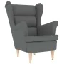 Sillón de tela gris oscuro 74x84x100 cm de , Sillones - Ref: Foro24-4016896, Precio: 230,02 €, Descuento: %