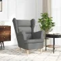 Sillón de tela gris oscuro 74x84x100 cm de , Sillones - Ref: Foro24-4016896, Precio: 230,02 €, Descuento: %