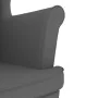 Sillón de tela gris oscuro 74x84x100 cm de , Sillones - Ref: Foro24-4016896, Precio: 230,02 €, Descuento: %