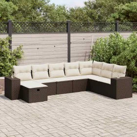 Set sofás de jardín 8 piezas y cojines ratán sintético marrón de , Conjuntos de jardín - Ref: Foro24-3325739, Precio: 517,07 ...