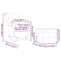 Sillón mecedora con taburete tela gris claro de , Sillones - Ref: Foro24-3307997, Precio: 280,62 €, Descuento: %