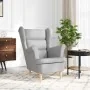 Sillón de tela gris nube 74x84x100 cm by , Armchairs - Ref: Foro24-4016905, Price: 221,07 €, Discount: %